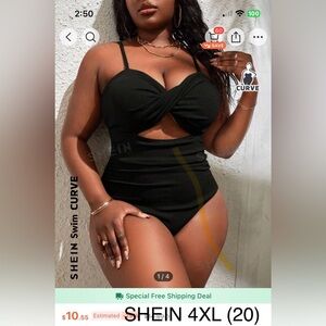 SHEIN plus size swimsuit. Size 4xl (20)